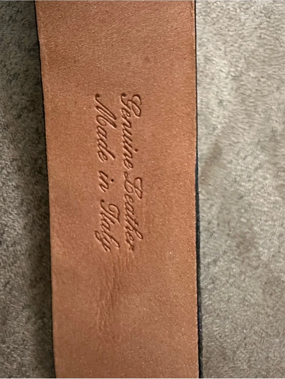 One Brown and Two Black Leather Men's Belts - Classic Dress Belts—Size 40/100